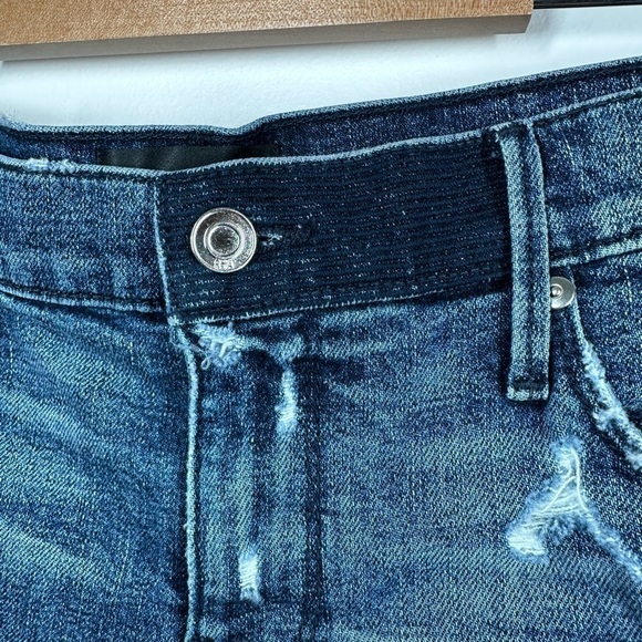 RTA Distressed Denim Cut Off Jean Shorts Size 26 - Picture 2 of 6